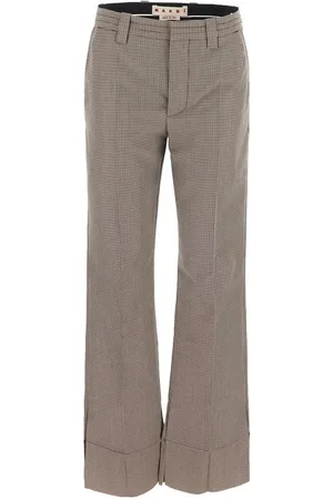 Marni Pied-de-poule Wool Trousers