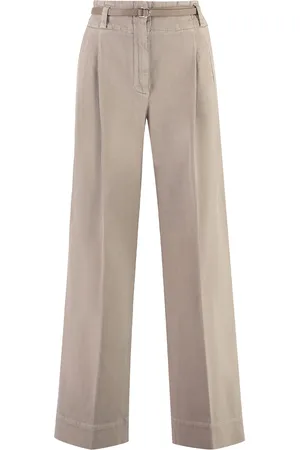 PESERICO SIGN Cotton Gabardine Trousers