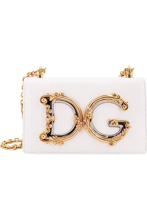 Dolce & Gabbana Shoulder Bag With Logo Plaque