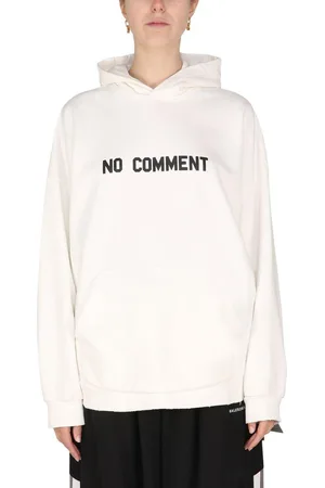Balenciaga Slogan Printed Hoodie