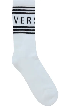 VERSACE Cotton Socks With Logo