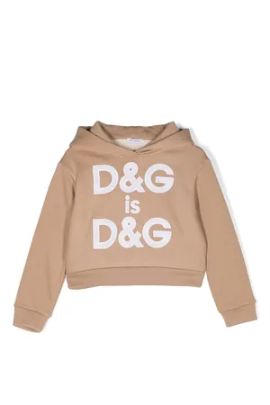 Dolce & Gabbana Beige Cotton Hoodie