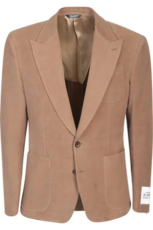 Dolce & Gabbana Single-breasted Stretch Fustian Jacket