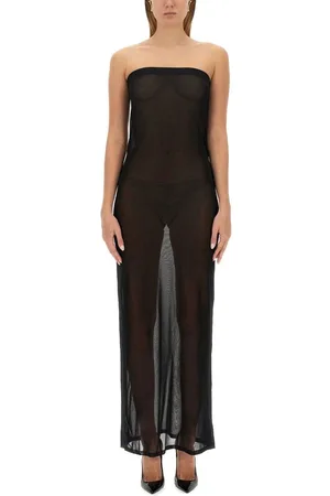 Saint Laurent Strapless Maxi Dress