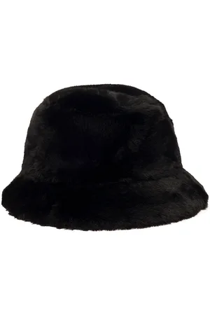 Stand Studio Vera Hat With Low Brim In Faux Fur Woman