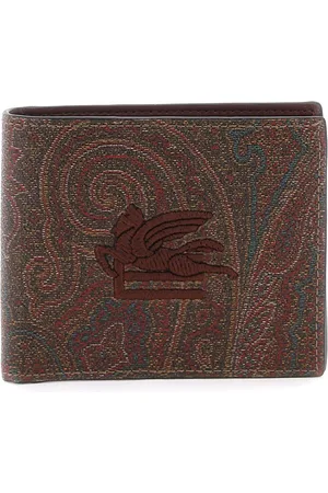 Etro Paisley Bifold Wallet With Pegaso Logo