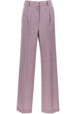 Msgm Lurex Pinstriped Pants