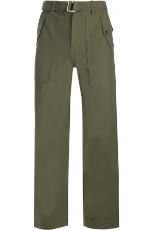 Maison Kitsuné Cotton Twill Trousers