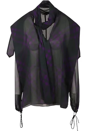 Burberry See-through Oversized Top