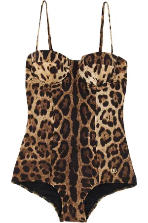 Dolce & Gabbana Animalier One-piece Swimsuit