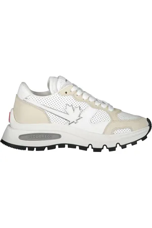 Dsquared2 Logo Detail Leather Sneakers
