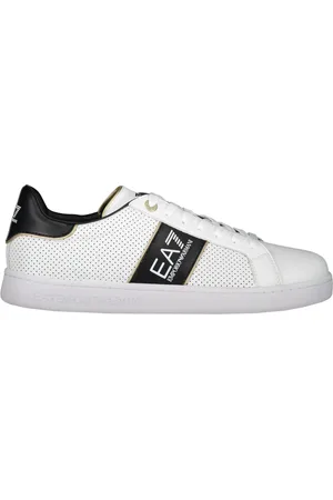 EA7 Leather Low-top Sneakers