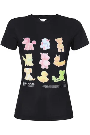 Eytys Short Sleeve Printed Cotton T-shirt
