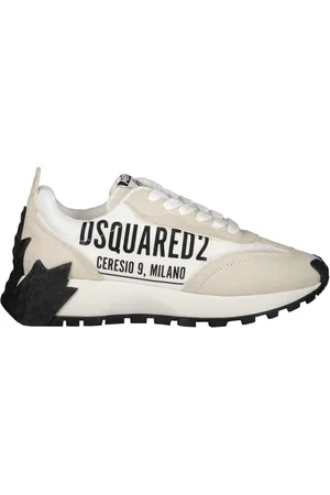 Dsquared2 Logo Detail Leather Sneakers