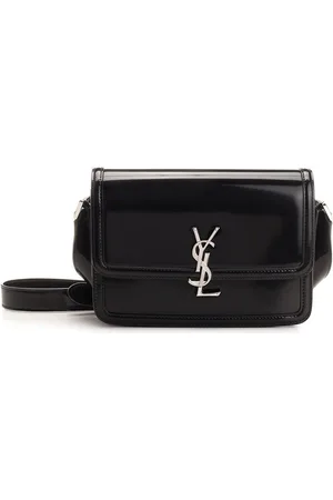 Saint Laurent Solferino Logo Plaque Shoulder Bag