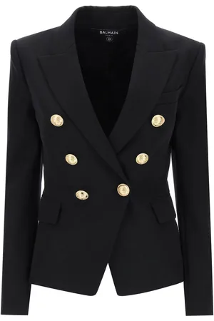 Balmain Grain De Poudre Double-breasted Jacket