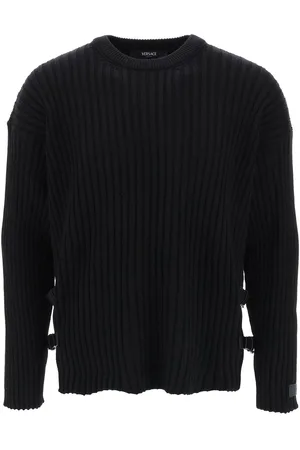 VERSACE Sweater With Side Buckles