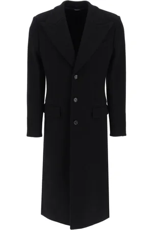 Dolce & Gabbana Long Single-breasted Deconstructed Coat