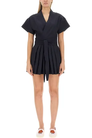 Kenzo Kimono Flared Cut Dress