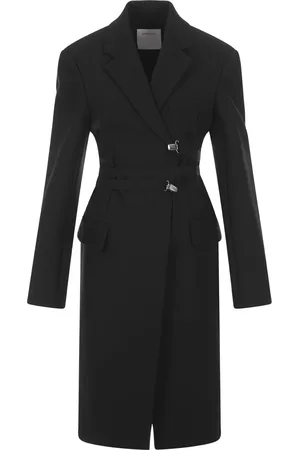 Sportmax Black Assiro Coat