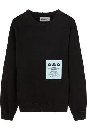 AMBUSH Black Cotton Sweatshirt