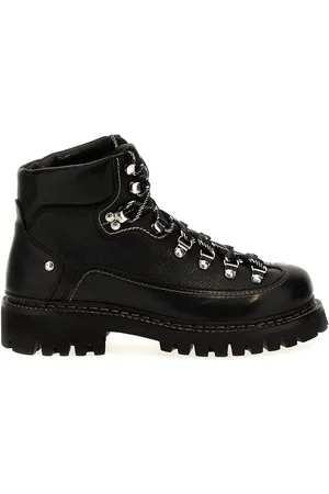 Dsquared2 Canadian Lace-up Leather Ankle Boots