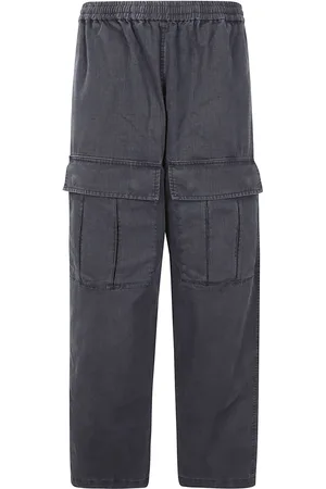 Acne Studios Logo Embroidered Mid-waist Pants