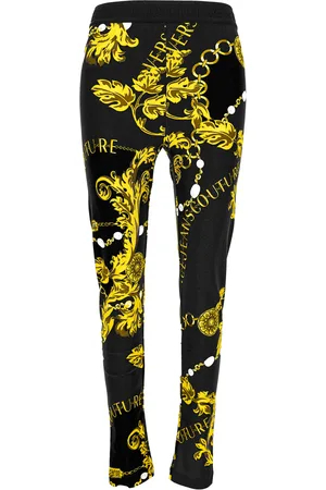 Legging Negro Fiesta. Pantalones mujer de moda Italy Giallo