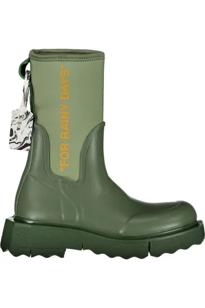 OFF-WHITE Rubber And Neoprene Rain Boots