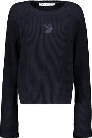 OFF-WHITE Long Sleeve Crew-neck Sweater