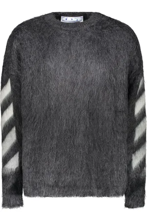 OFF-WHITE Long Sleeve Crew-neck Sweater