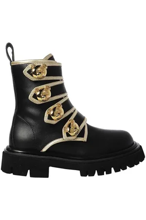 Moschino Leather Ankle Boots