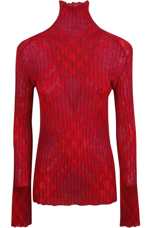 Burberry Ribbed Printed Jumper