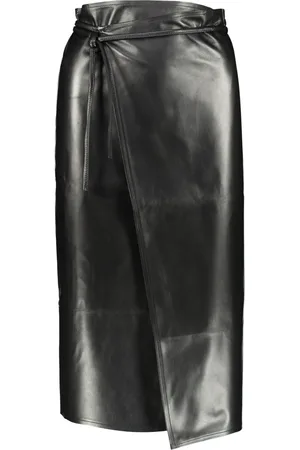 Vetements Leather Wrap Skirt