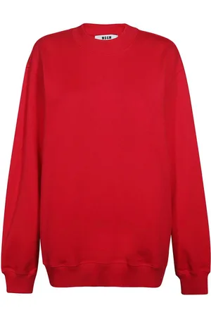 Msgm Cotton Crew-neck Sweatshirt