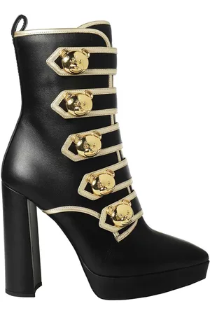 Moschino Leather Ankle Boots