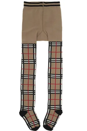 Burberry Checked Tights