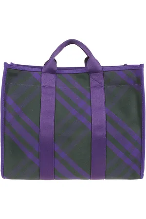 Burberry Canvas Check Tote