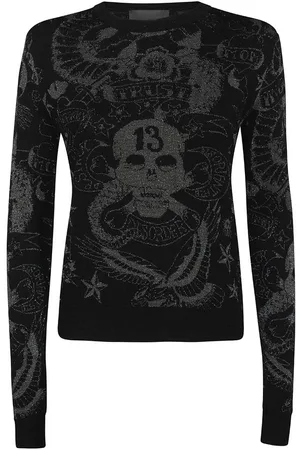 John Richmond Long Sleeve Crew-neck Sweater