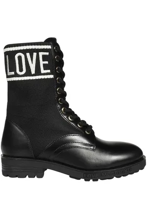 Moschino Lace-up Ankle Boots