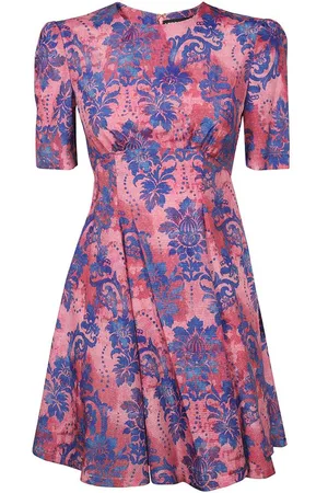 VERSACE Floral Print Mini Dress