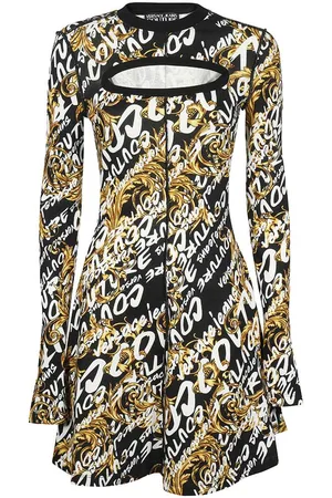 VERSACE Printed Cotton Dress