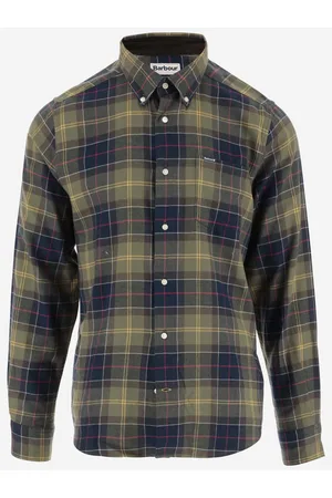 Barbour Cotton Shirt With Check Pattern