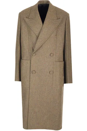 Givenchy Double-breasted Herringbone Coat