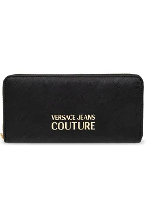 VERSACE Logo Plaque Long Wallet
