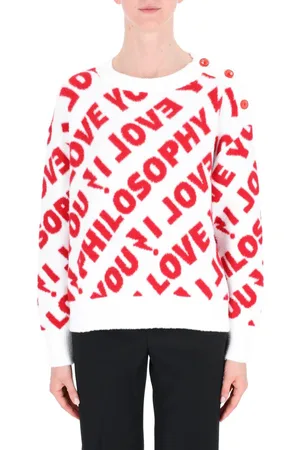 Serafini I Love You Philosophy Knitted Jumper Sweater