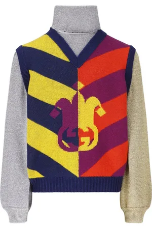Gucci Striped Jacquard Knitted Sweater