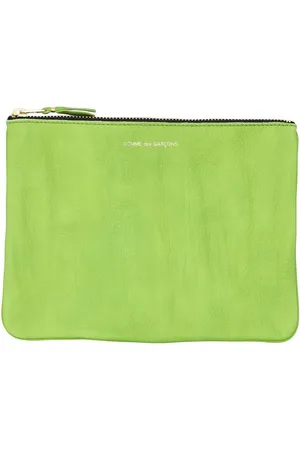 Comme des Garçons Logo Printed Zip-up Pouch