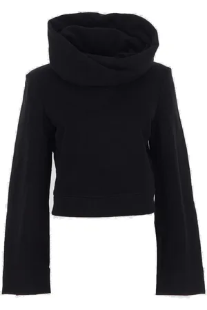 Saint Laurent Straight Hem Long-sleeved Hoodie