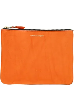 Comme des Garçons Logo Printed Zip-up Pouch